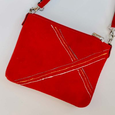 Bolso petit Línies Vermell-Colors