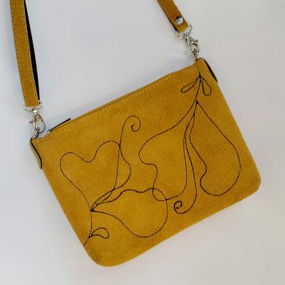 Bolso petit Indira Ocre-Negre