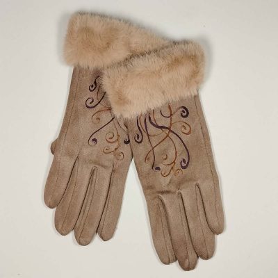 Guant Ona Beig - Taronja i lila